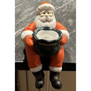 Partylite Santa Claus Shelf Sitter Tealight Votive Candle Holder Retired
